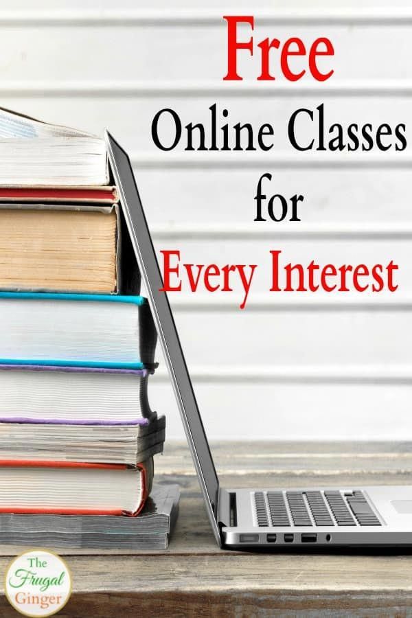 Free Online Classes for Every Interest – The Frugal Ginger