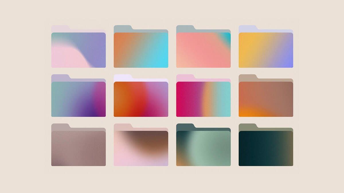 25+ Aesthetic Folder Icons for Desktop (MacBook, PC & More) | Gridfiti